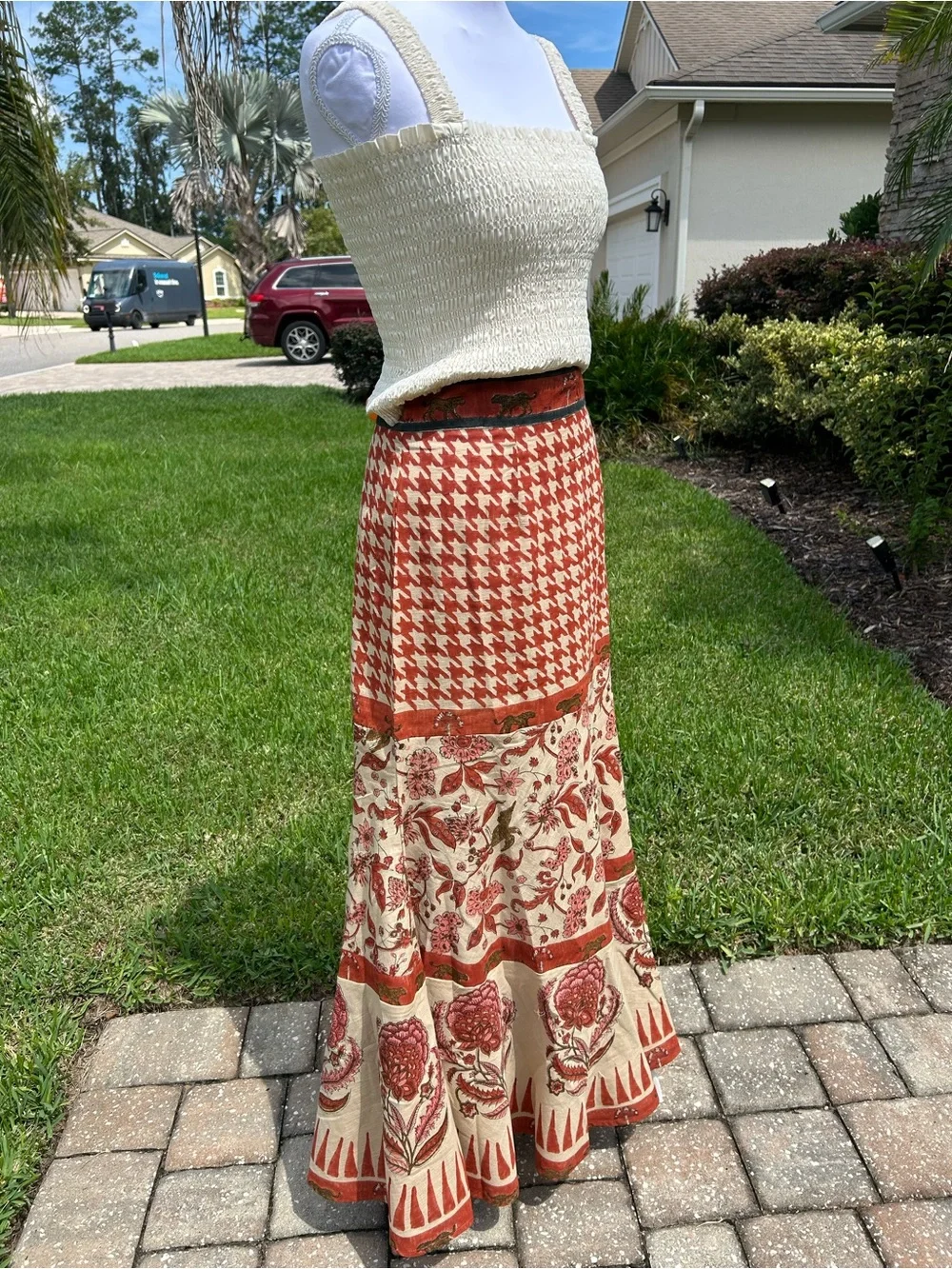 NWT🌷Mo Maya Karina Full-Length Mermaid Skirt